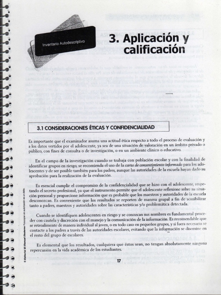 IADA 003 Aplicación y Calificación | PDF
