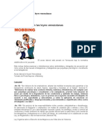 Acoso Laboral en las leyes venezolanas