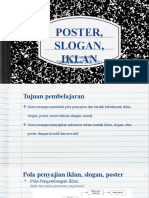 Tambahan Iklan, Slogan, Poster