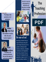 Pamphlets To Promote The Teaching Profession