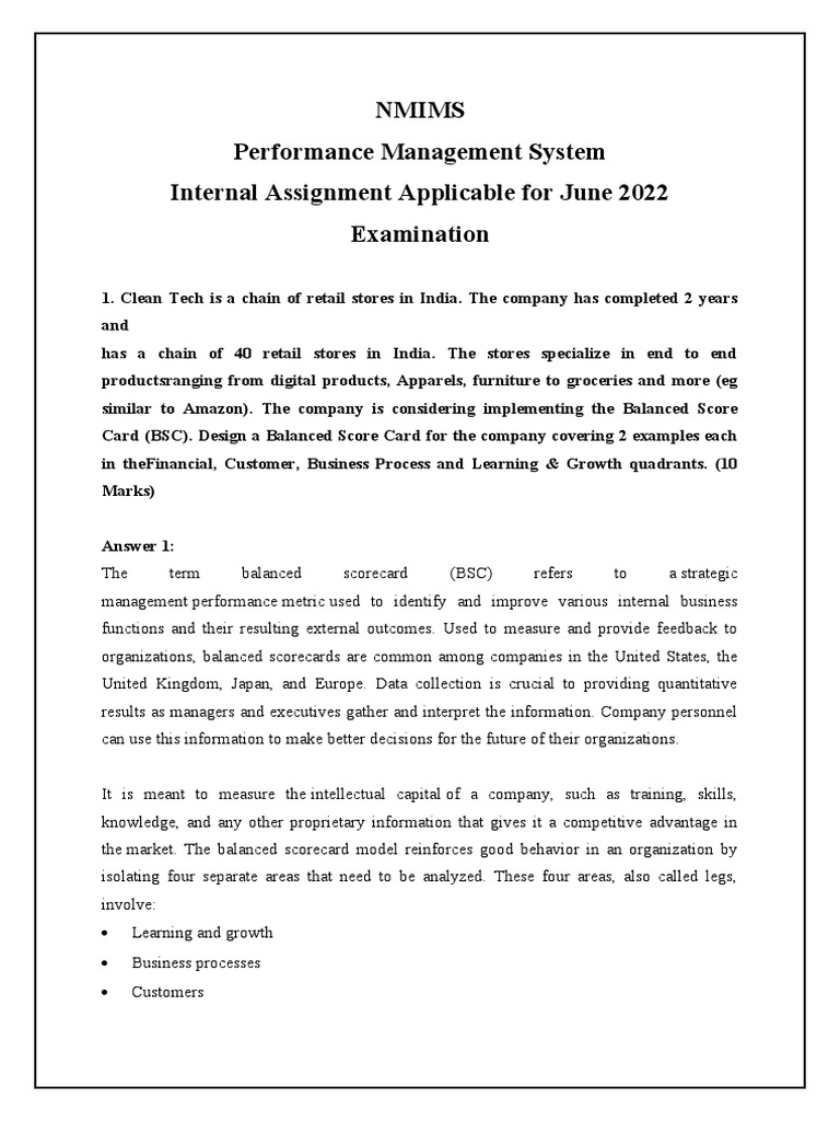 Performance Management System JUNE 2022 | PDF | Goal | Employment