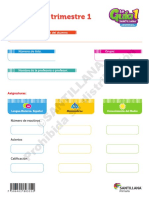 Evaluaciones Trimestrales 1