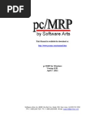 Download Pcmrp Manual 850 by hiwalevd SN60713484 doc pdf