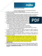Protocolo de Domicilios en Bogot y Alrededores Servicio Mabe Colombia