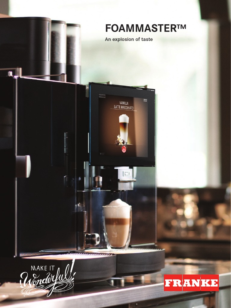 FRANKE FM850 Brochure EN590.0000.090 072018 Low PDF Food And Drink Drink