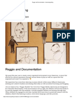 Reggio and Documentation - Katemariagolding