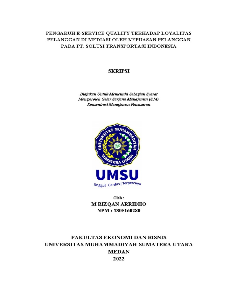 Proposal Tentang Transportasi Online PDF