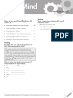 Open Mind Pre-Intermediate Unit 1 Skills Test