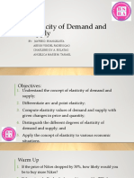 Group 1 Elasticity of Demand and Supply