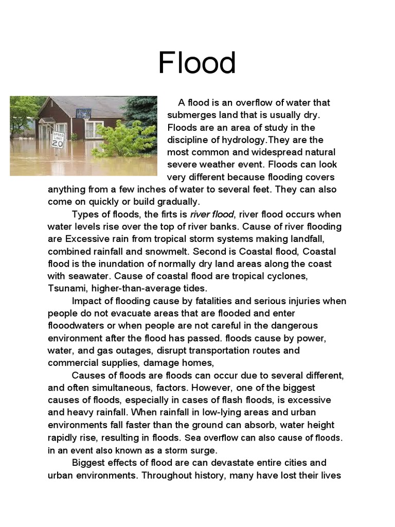 Understanding Flood Types and Impacts | PDF | Travel | Science ...