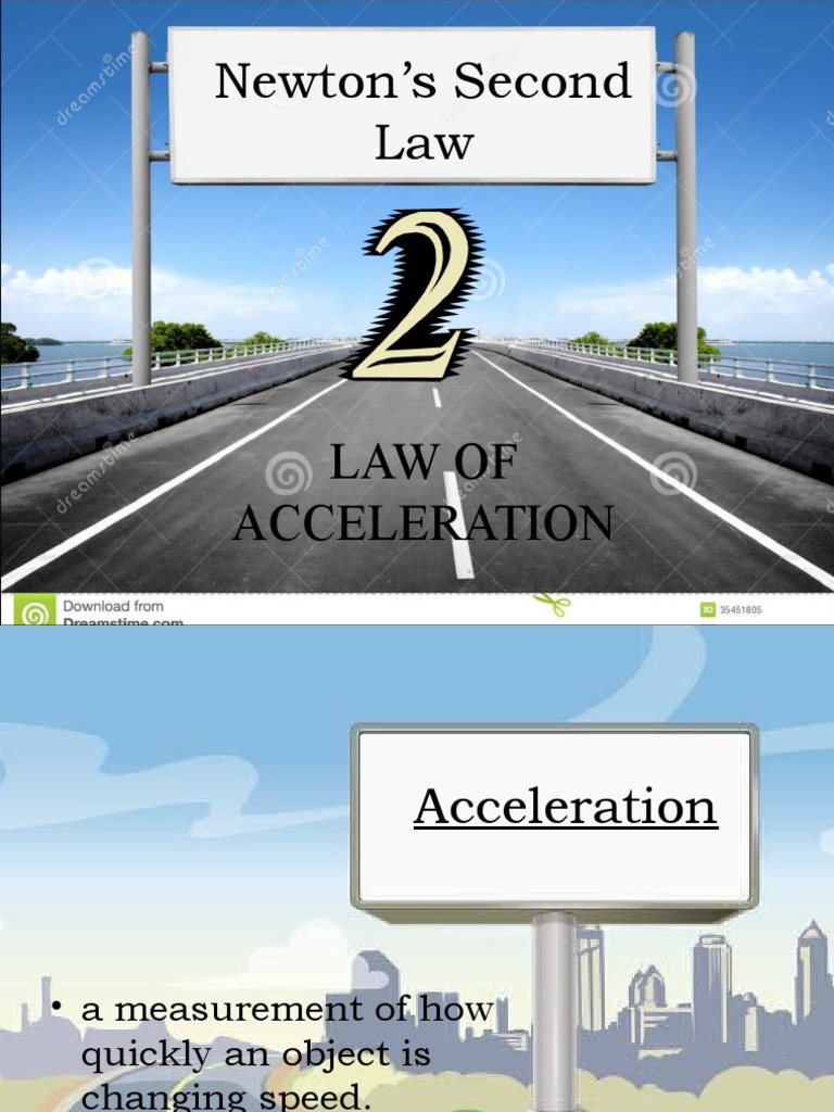 Law Of Acceleration Pdf Momentum Force
