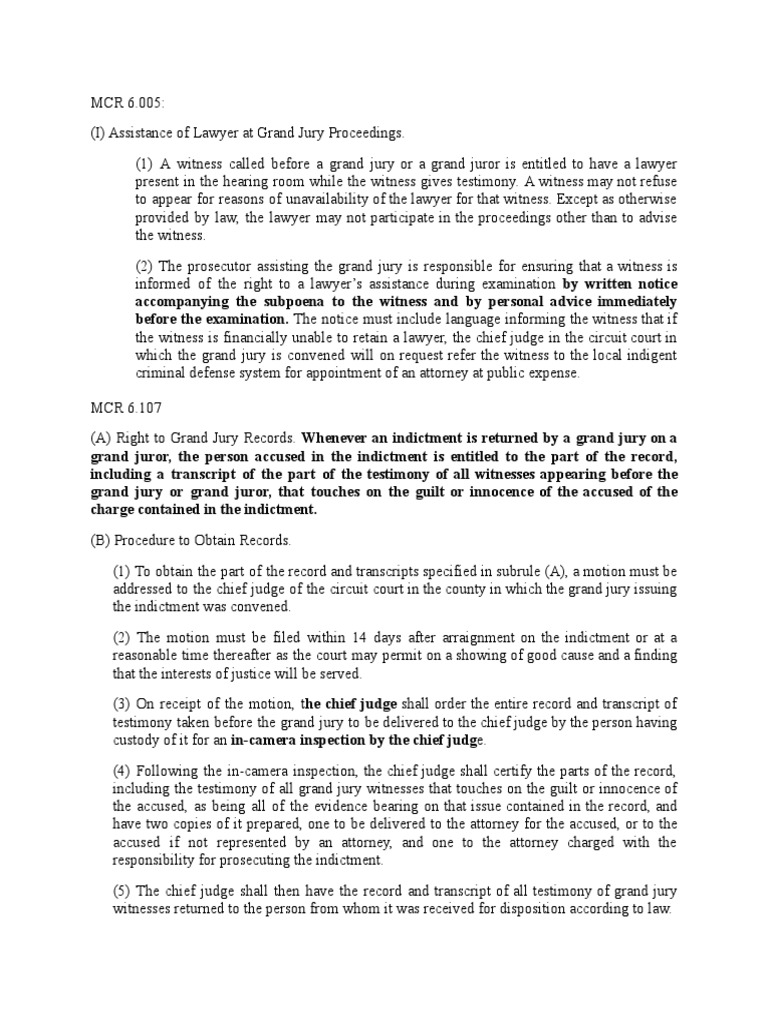 Grand Juries | PDF | Grand Juries In The United States | Law