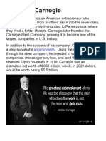 Andrew Carnegie: Angel Investor
