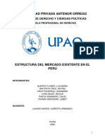 GRUPO 9 - Estructura Del Mercado Existente en El Perú
