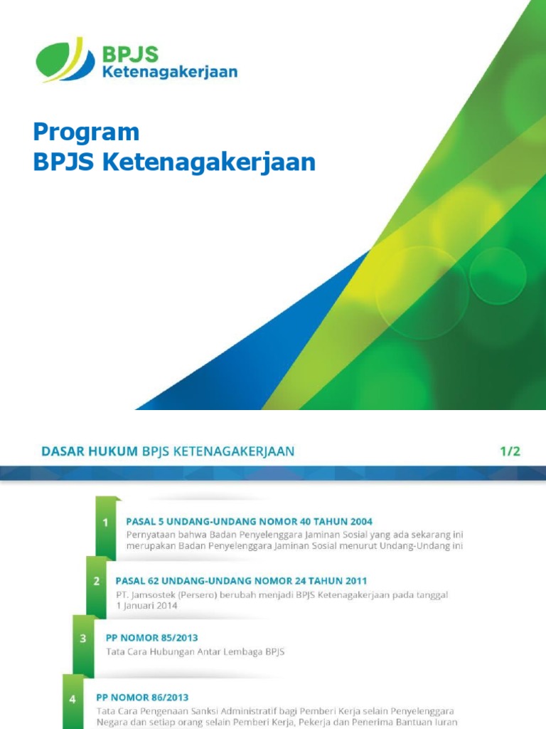 Panduan Program BPJS Ketenagakerjaan | PDF