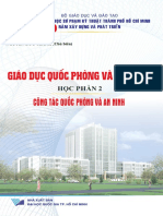 Giáo Dục Quốc Phòng Và an Ninh - Học Phần 2 Công Tác Quốc Phòng an Ninh