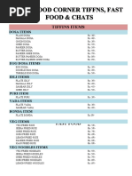 FFC Menu