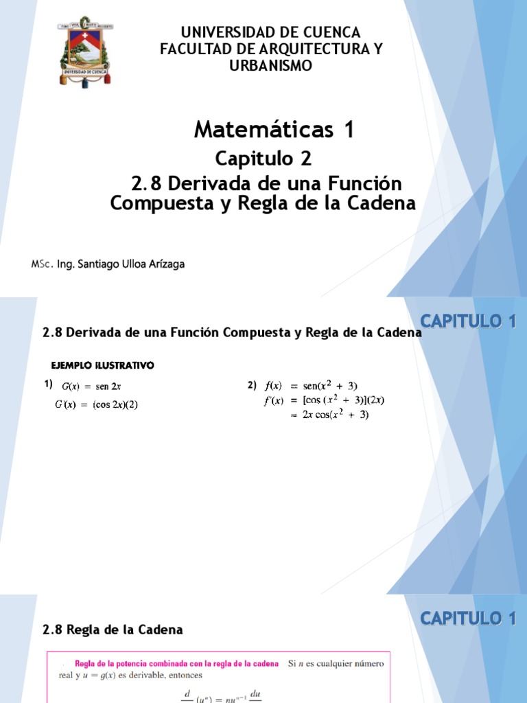 MATE I, 2.8, Regla de La Cadena | PDF
