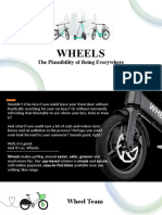 The Plausibility of Being Everywhere: Wheels E-bike Rental App