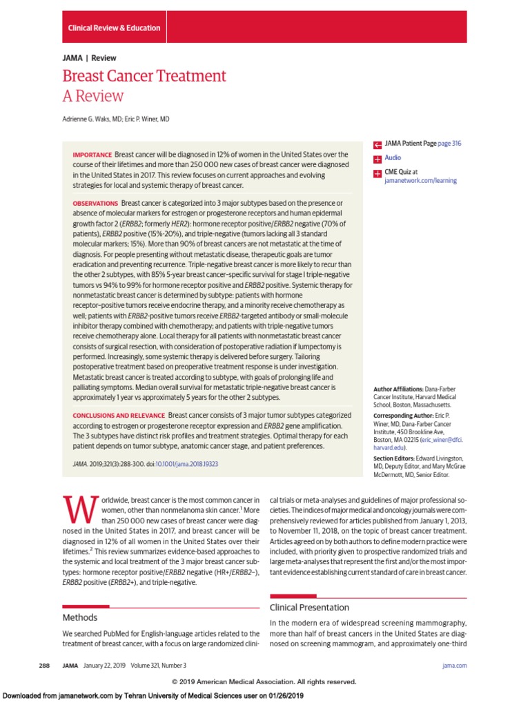 Breast Cancer Treatment | PDF | Breast Cancer | Cancer