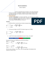 Matemáticas 7° Porcentaje