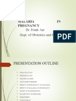 Malaria in Pregnancy: A Guide for Clinicians