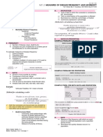 Measures of Disease Frequency and Morbidity