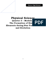 Physical Science Module 1