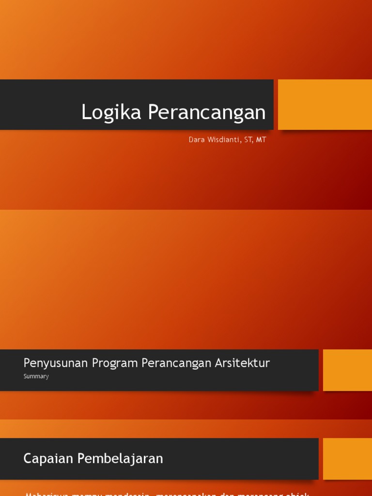 Logika perancangan 12 framework design process pdf