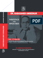 Dr. Babasaheb Ambedkar Writings and Speeches - Volume17 - Part - III