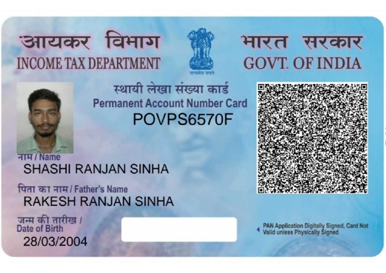 Pan Card PDF PDF