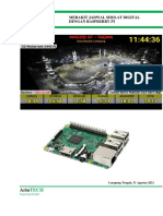 MERAKIT JADWAL SHOLAT DIGITAL DENGAN RASPBERRY PI