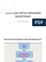 Spesifikasi Untuk Peralatan Radioterapi