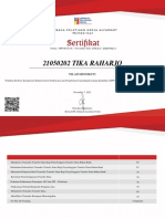 Certificate PBK SPPUR-1