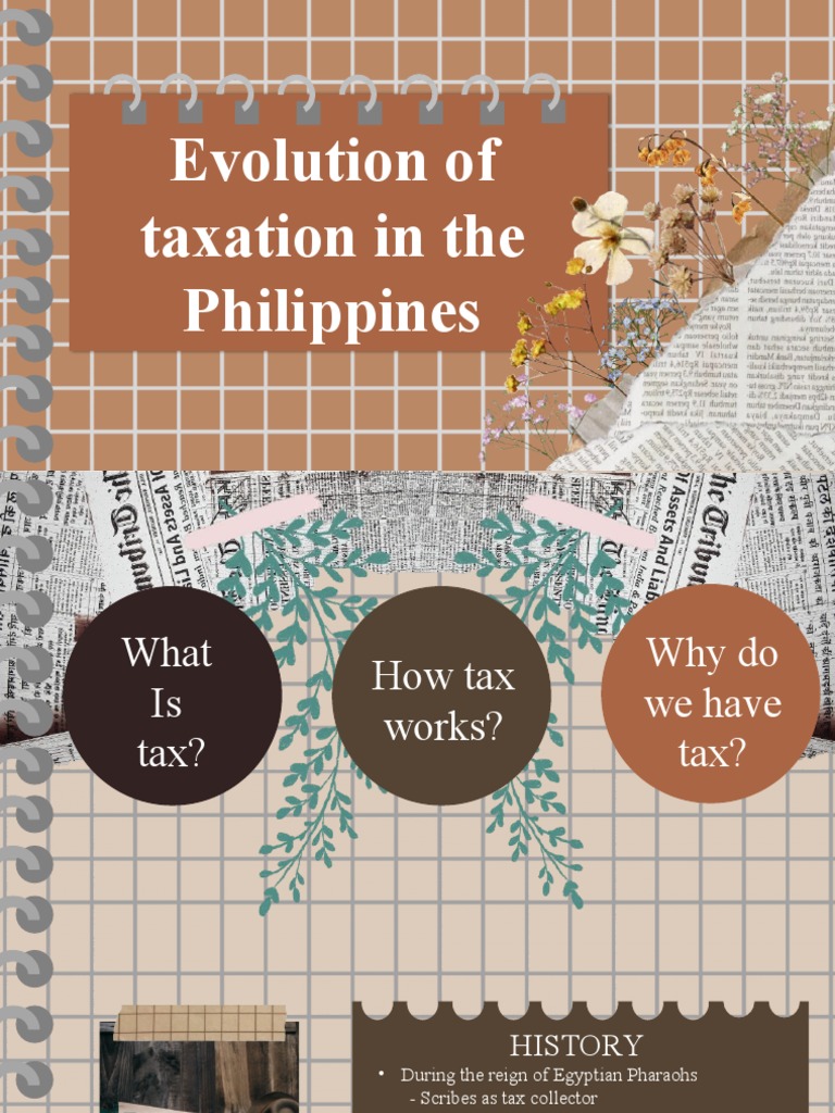 Evolution of Taxation in The Philippines PDF Taxes Tax