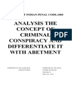 Criminal Consipracy and Differentiate With Abetment-1