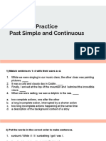Unit 2 - Grammar Practice - Past Simple and Continuous