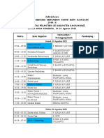 Rundown Kemah Bersama SMK Komunitas