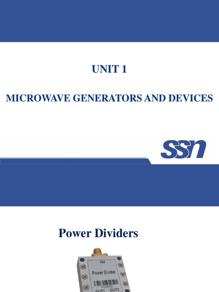 Understanding Power Dividers Analyzing the Working Principles of T