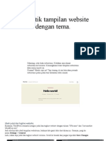 P9. Utak-Atik Tampilan Website Dengan Tema