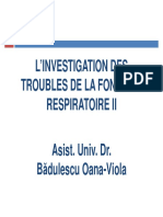 T.P. No.12 - L'investigation Des Troubles de La Fonction Respiratoire II