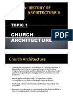 Hoa 2 Topic 1 Church Architecture