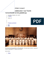 Tekst Verdwijnen Klooster Veerle