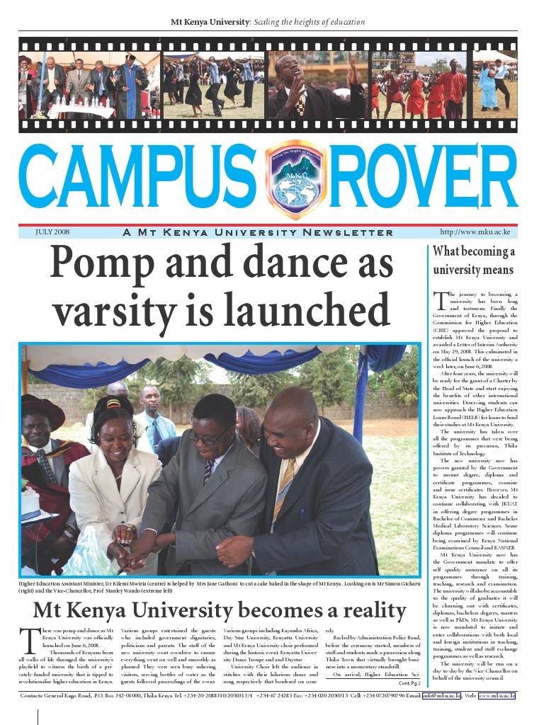 MKU Campus Rover | PDF | University | Kenya