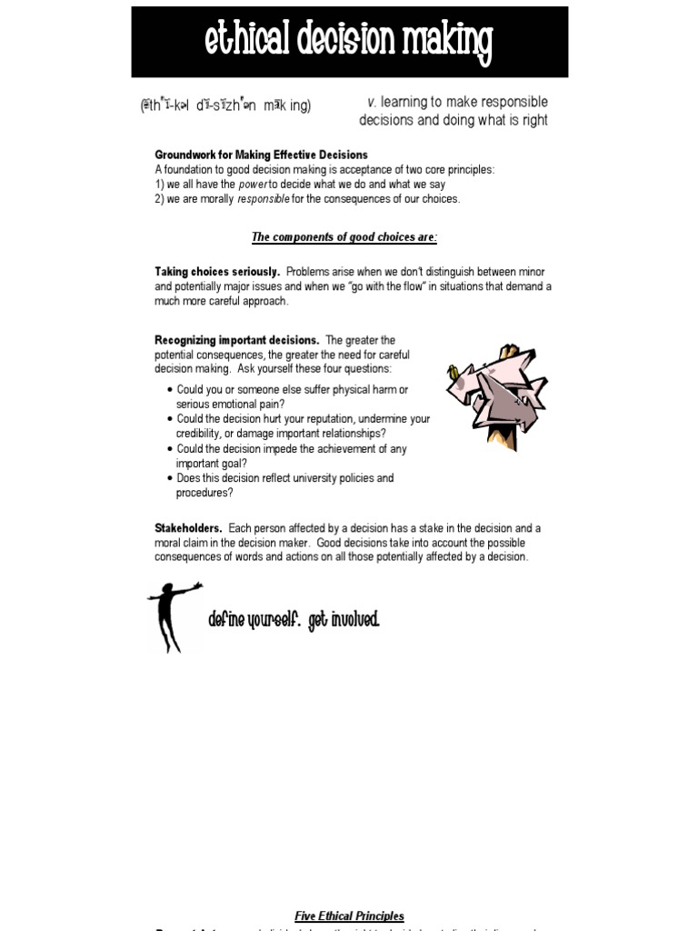 Rational decision making model pdf image