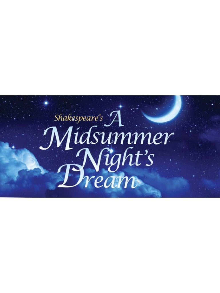 Midsummer Nights Dream PDF