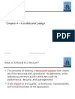 Chapter 4 Architectural and GUI Design
