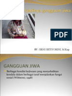 Proses Terjadinya Gangguan Jiwa