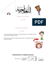 Arabic Pronouns Slide