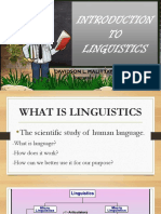 Intro To Linguistics 1 L1 PDF ONLINE